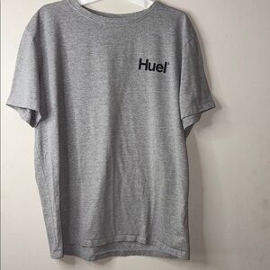Gray Short Sleeve Tee with Minimalist Design